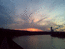 Закат, вид с метромоста, ст. Воробьёвы горы